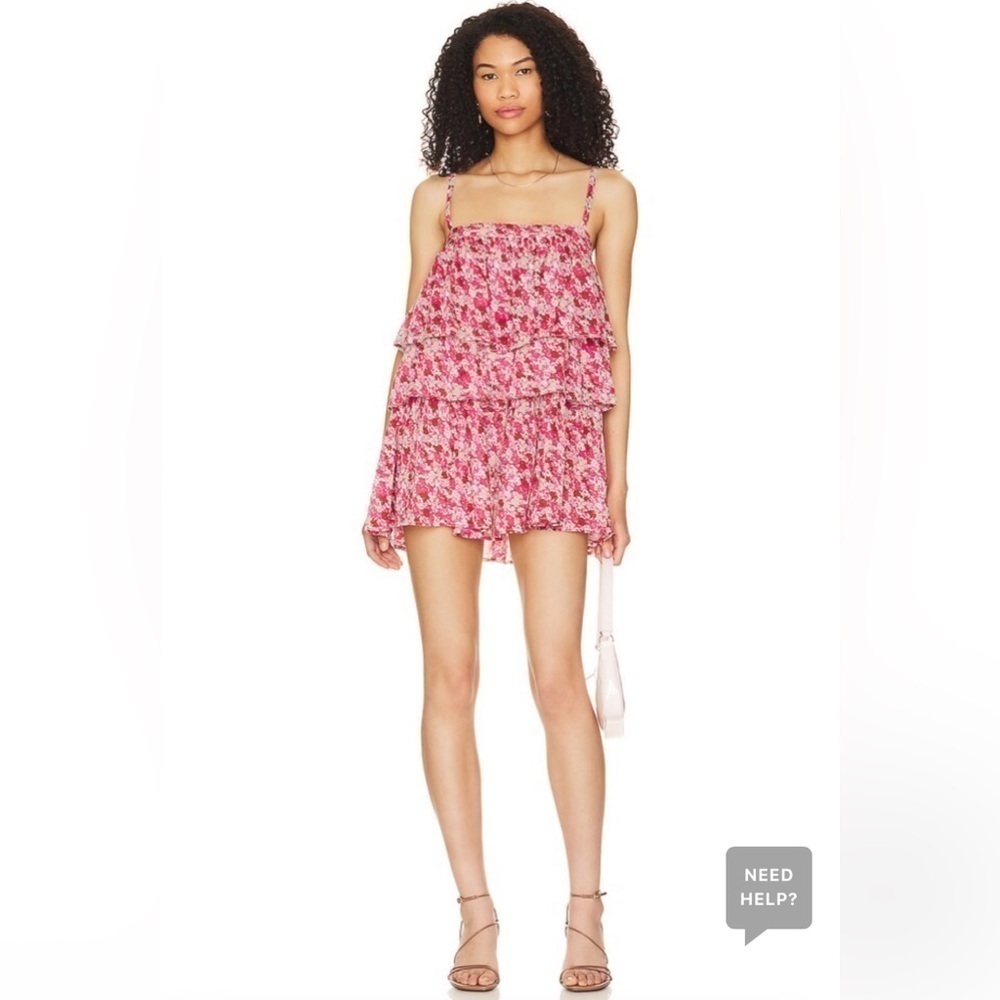 Free people Talia Tunic in Pink Combo medium